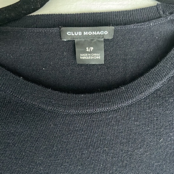 Club Monaco navy sweater - Picture 3 of 3